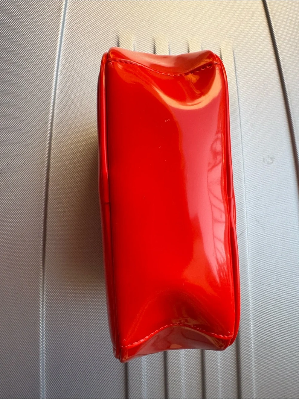 Tory Burch Red Patent Cosmetic Pouch